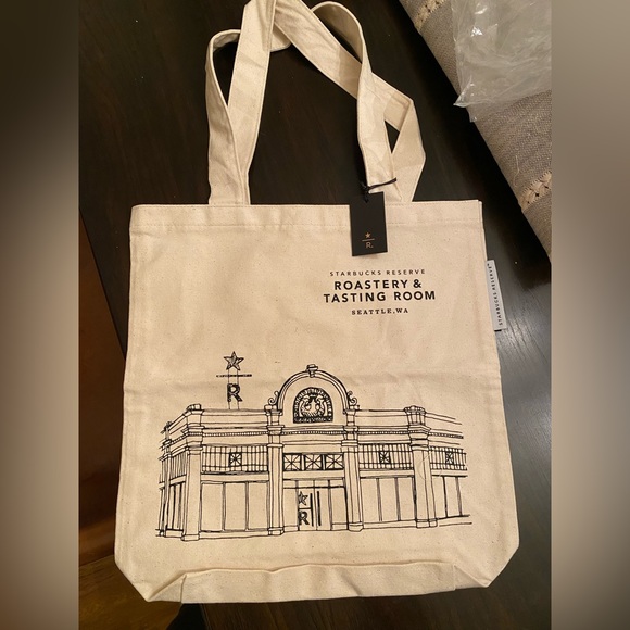 Starbucks Seattle Roastery Tote Bag - Picture 2 of 2